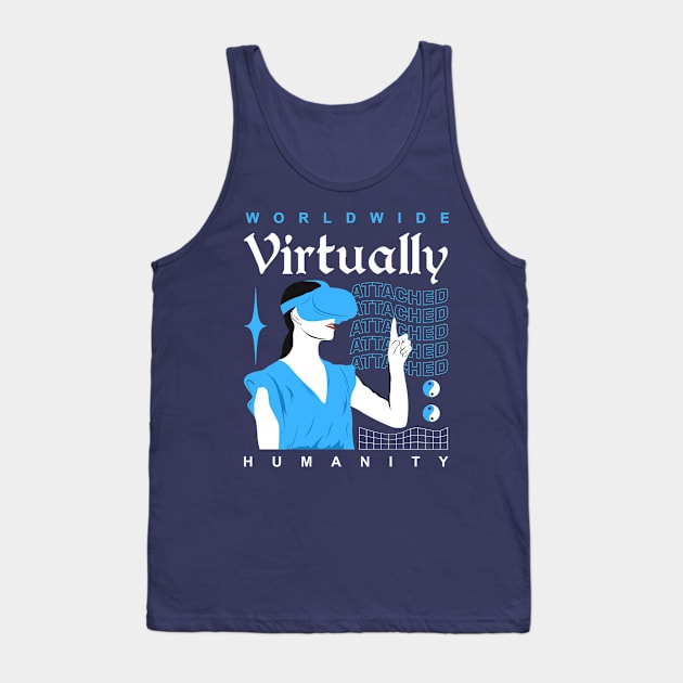 Virtually Attached Tank Top by OFM